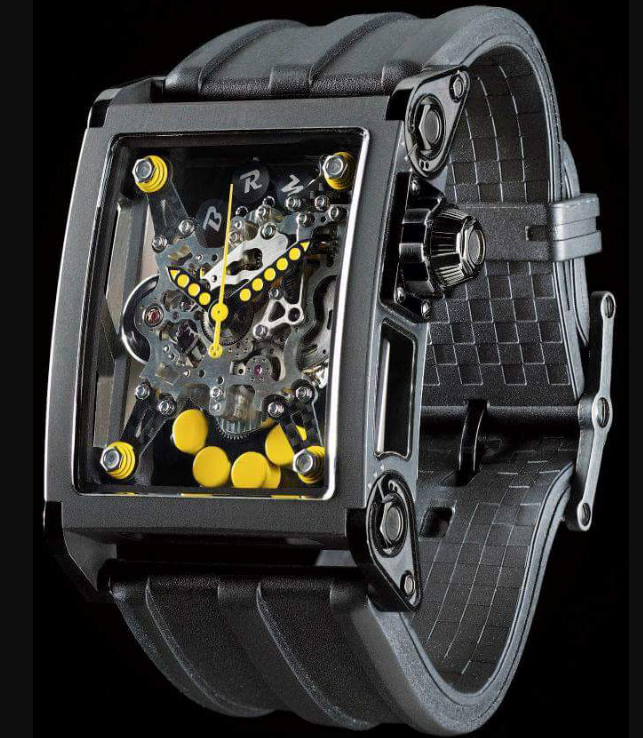 BRM Heritage Racing Birotor Yellow Replica Watch